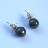 18ct Gold Plated Faux Pearl Stud Earrings 10mm - 01