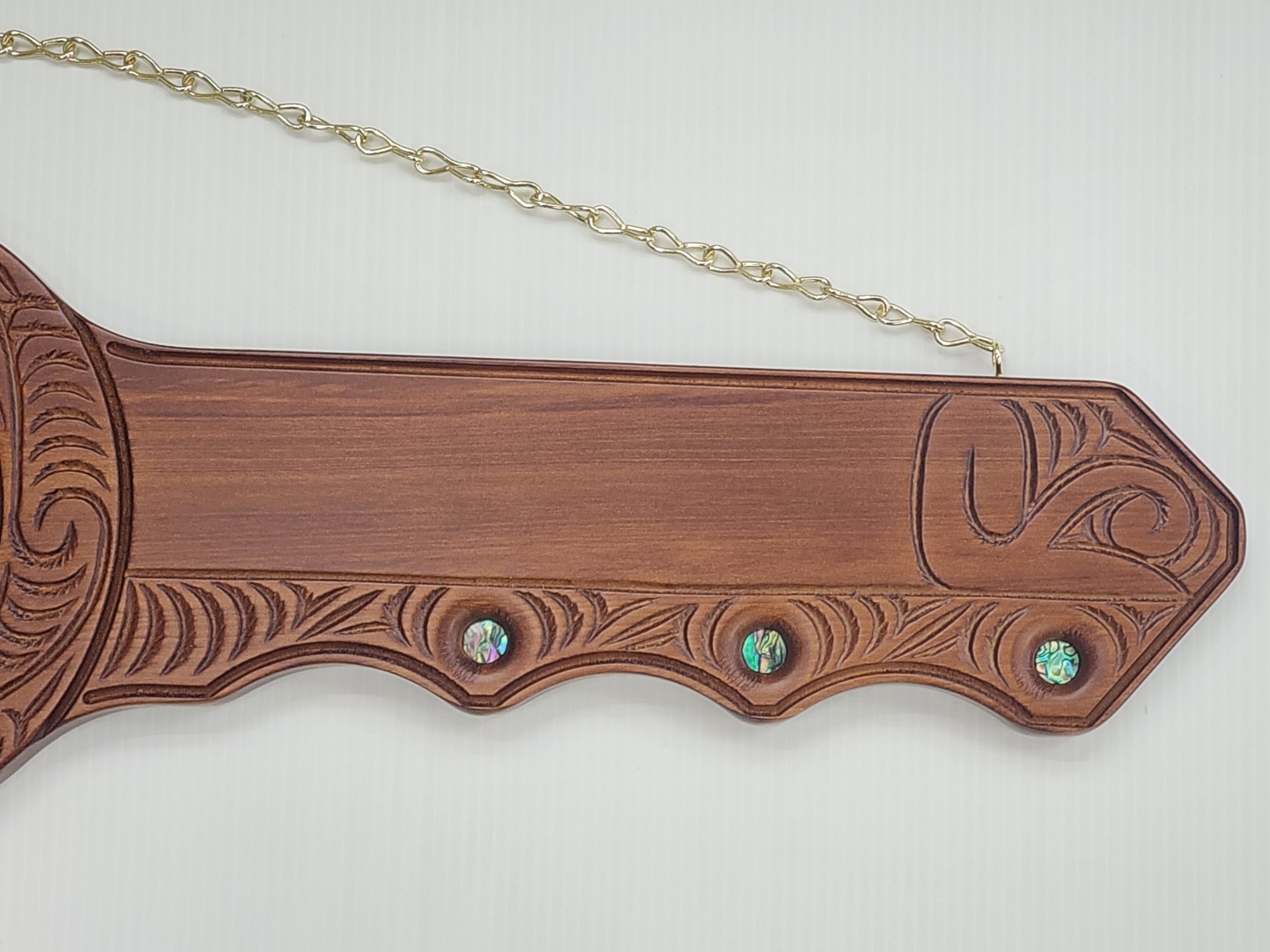 Hand Carved Māori Design 21st Birthday Key with Paua Shell Inlay & Photo Frame - WM434 21st Keys Hand Carved Māori Design 21st Birthday Key with Paua Shell Inlay & Photo Frame - WM434 21st Keys