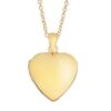 9ct Gold 16mm x 16mm Plain Heart Locket