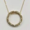 9ct Gold Chain & Diamond Pendant - 019