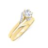 9ct Gold Ladies 2 Piece Wedding Set Ring