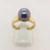 9ct Gold Tahitian Black Pearl Ring 04