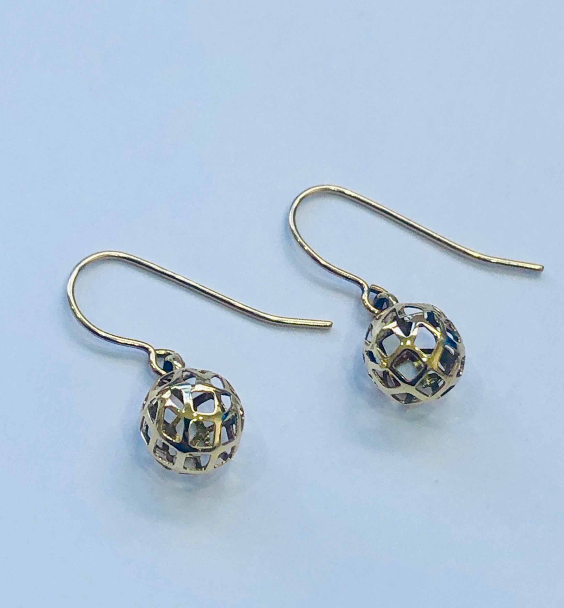 Aggregate more than 70 gold ball drop earrings uk latest - 3tdesign.edu.vn