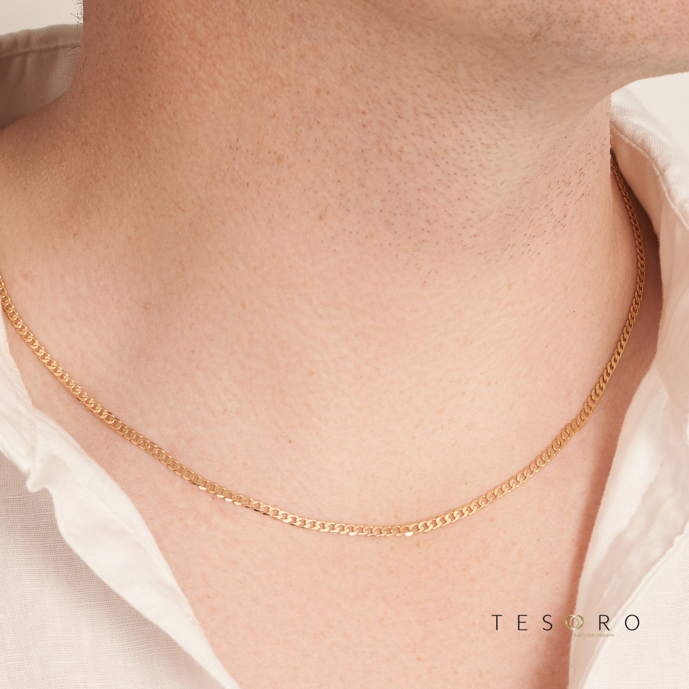 9ct Yellow Gold Grumetta Rada 3.15mm Open 6 Sided Curb Chain Gold Chain 9ct Yellow Gold Grumetta Rada 3.15mm Open 6 Sided Curb Chain Gold Chain