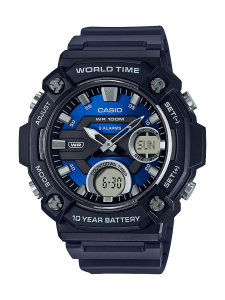 Casio Duo 10 Year Battery 100m WR 0 AEQ120W-2A CASIO Casio Duo 10 Year Battery 100m WR 0 AEQ120W-2A CASIO
