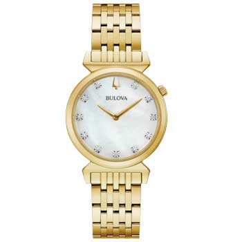 Bulova Regatta Women's Diamond Bracelet Strap Watch - 97P149 bulova 