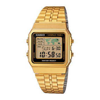 Casio Classic Digital World Map Watch - A500WGA-1D CASIO 
