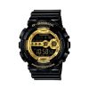 Casio G-Shock GD100GB-1D Men's Digital Black & Gold Watch