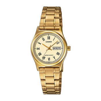 Casio Ladies Analogue Watch - LTPV006G-9B CASIO 