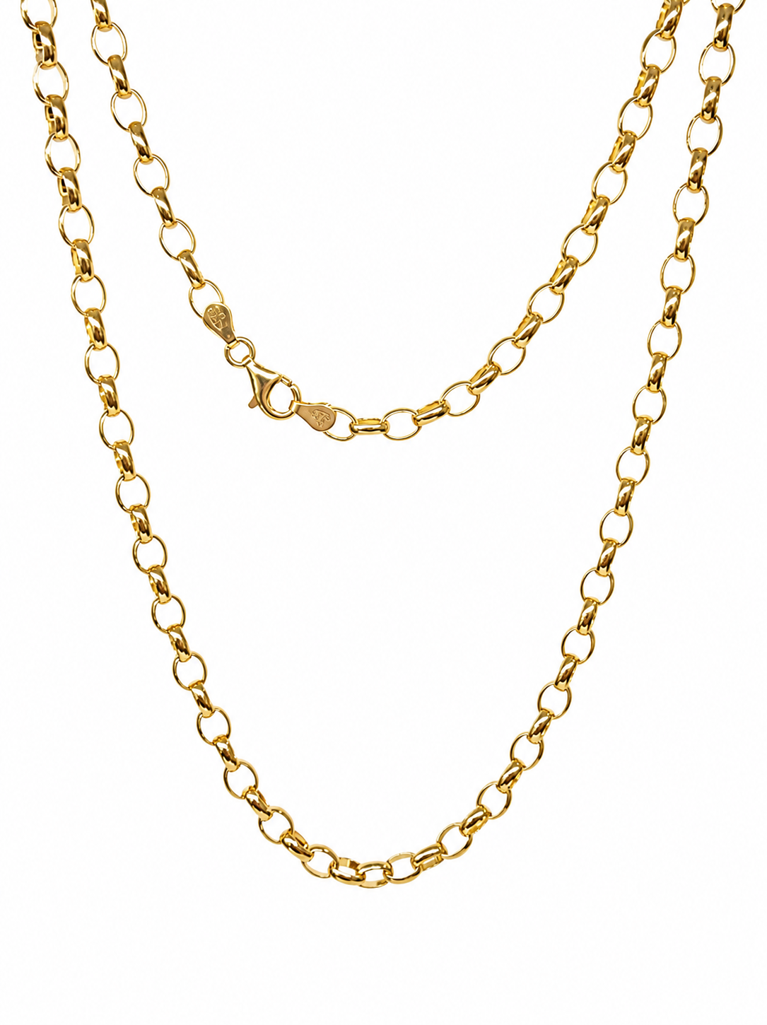 9ct Yellow Gold Solid BO3 Oval Belcher Link Chain – Made in New Zealand - 9CTBO3BELCHER Gold Chain 9ct Yellow Gold Solid BO3 Oval Belcher Link Chain – Made in New Zealand - 9CTBO3BELCHER Gold Chain