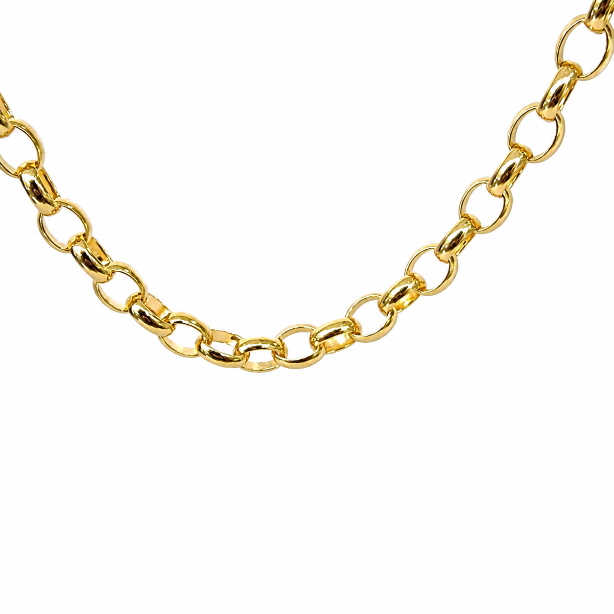 9ct Yellow Gold Solid BO3 Oval Belcher Link Chain – Made in New Zealand - 9CTBO3BELCHER Gold Chain 9ct Yellow Gold Solid BO3 Oval Belcher Link Chain – Made in New Zealand - 9CTBO3BELCHER Gold Chain
