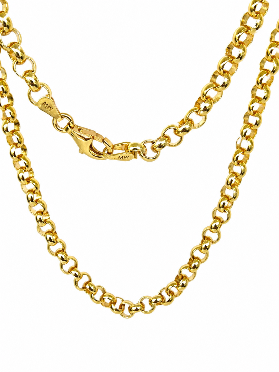 9ct Yellow Gold Solid B3 Round Belcher Link Chain – Made in New Zealand - 9CTB3BELCHER Gold Chain 9ct Yellow Gold Solid B3 Round Belcher Link Chain – Made in New Zealand - 9CTB3BELCHER Gold Chain