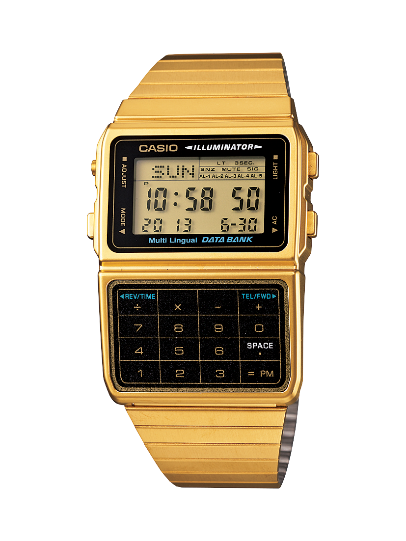 Casio Classic Databank, Calculator Digital Watch - DBC611G-1D CASIO 