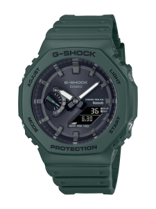 Casio G-Shock Carbon Core Series Dual Time with Tough Solar Power & Bluetooth Link Watch - GAB2100-3A G-SHOCK Casio G-Shock Carbon Core Series Dual Time with Tough Solar Power & Bluetooth Link Watch - GAB2100-3A G-SHOCK