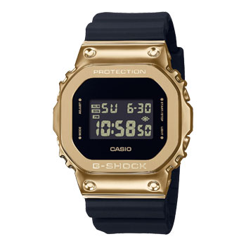 CASIO G-SHOCK BLACK & GOLD DIGITAL - GM5600G-9D G-SHOCK 