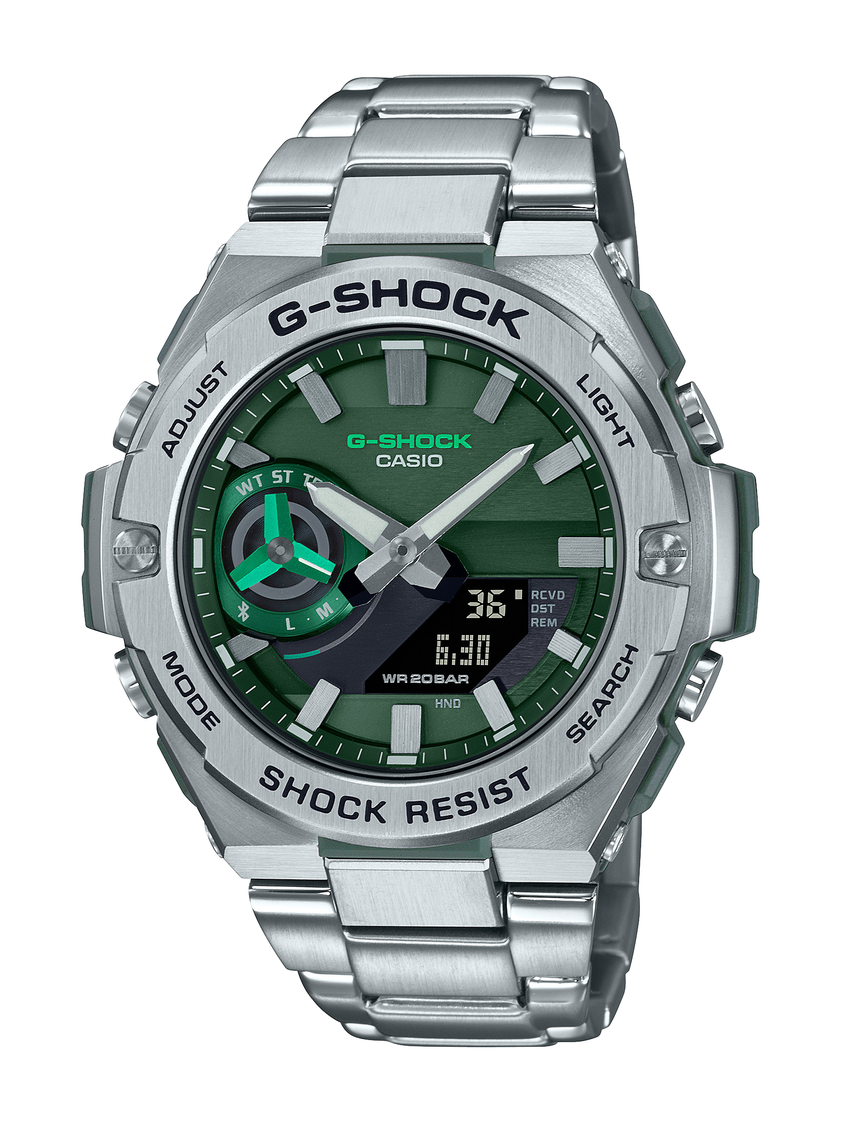 Casio G-Shock Steel Bluetooth Solar Watch - GSTB500AD-3A G-SHOCK Casio G-Shock Steel Bluetooth Solar Watch - GSTB500AD-3A G-SHOCK