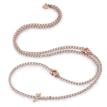 GUESS Small Chain Knot Necklace UBN29017 GUESS JEWELLERY 