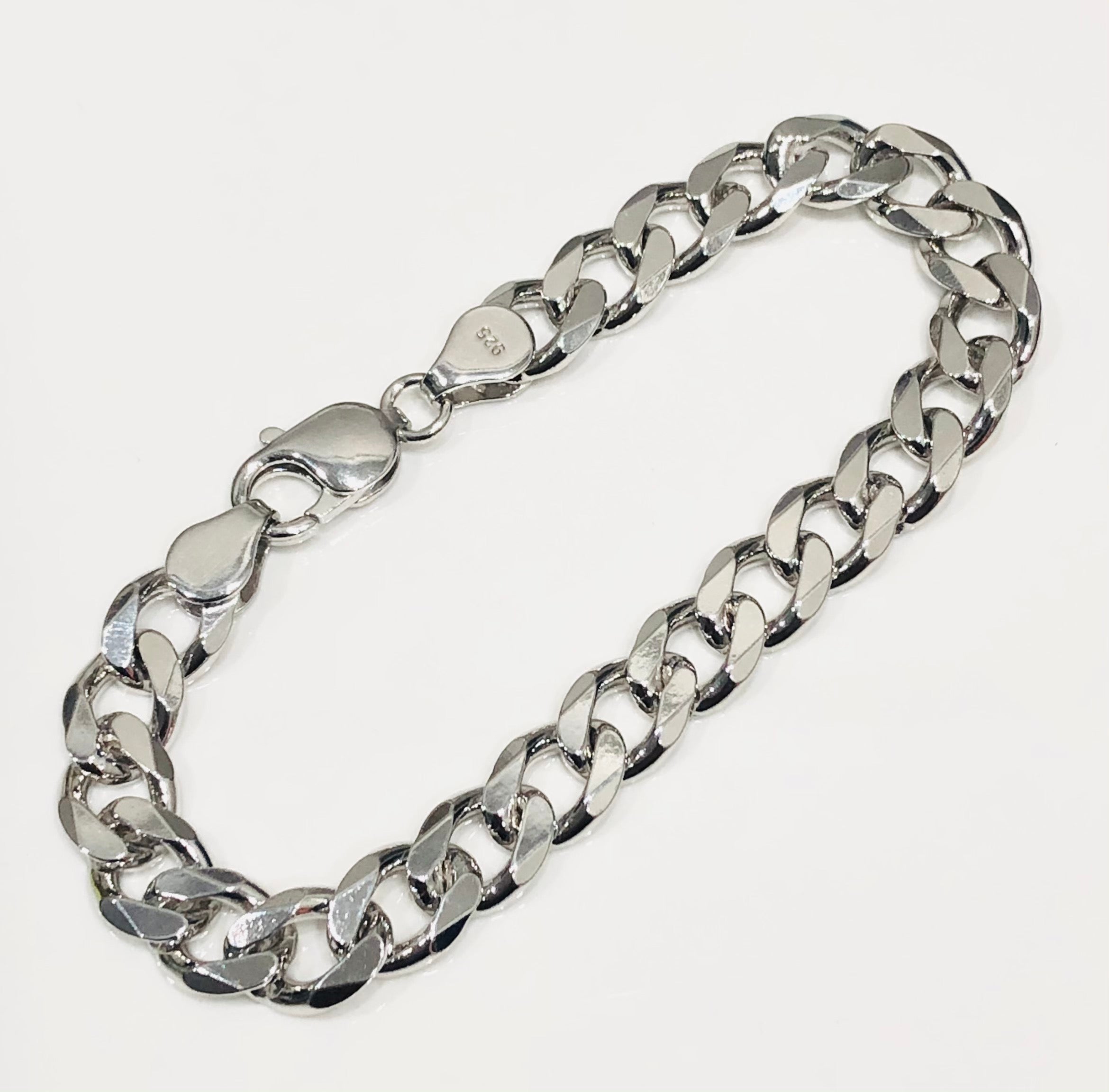Sterling Silver CD250 Curb Link Bracelet Sterling Silver Bracelets 