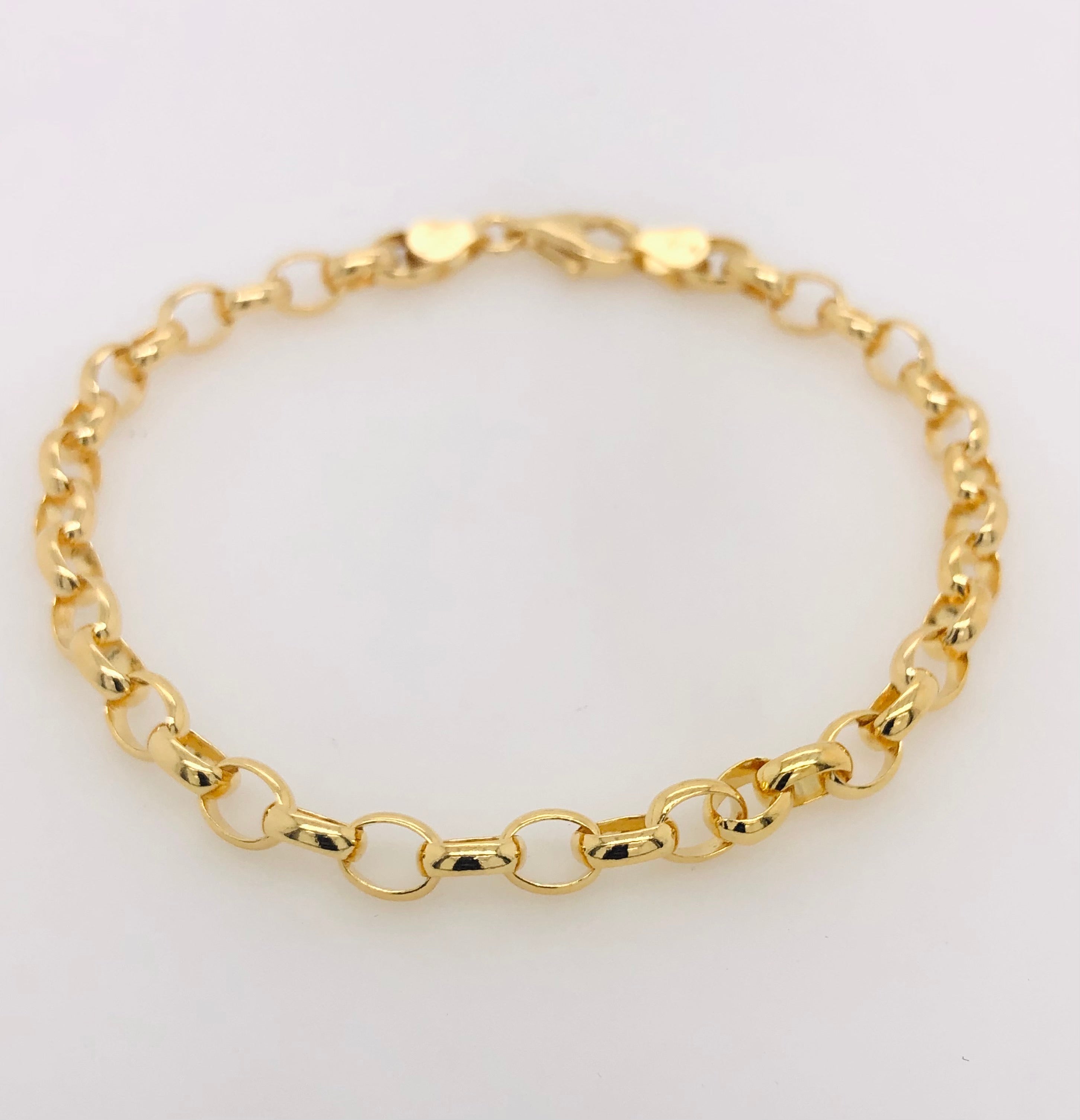 10MM GOLD BELCHER BRACELET CLASSIC  Scotts Jewellery