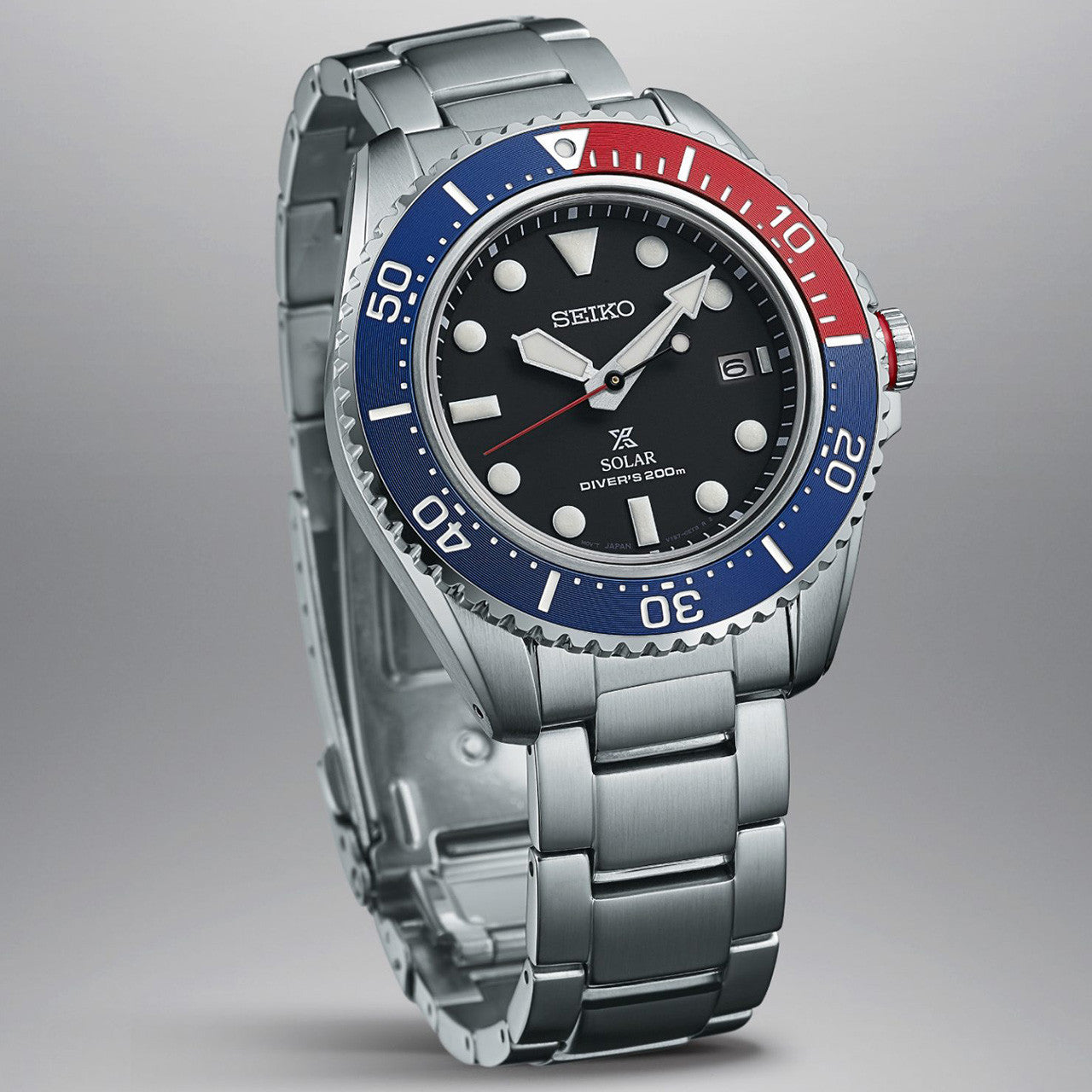 Seiko prospex Solar Divers Stainless Steel Bracelet - SNE591P Seiko Seiko prospex Solar Divers Stainless Steel Bracelet - SNE591P Seiko