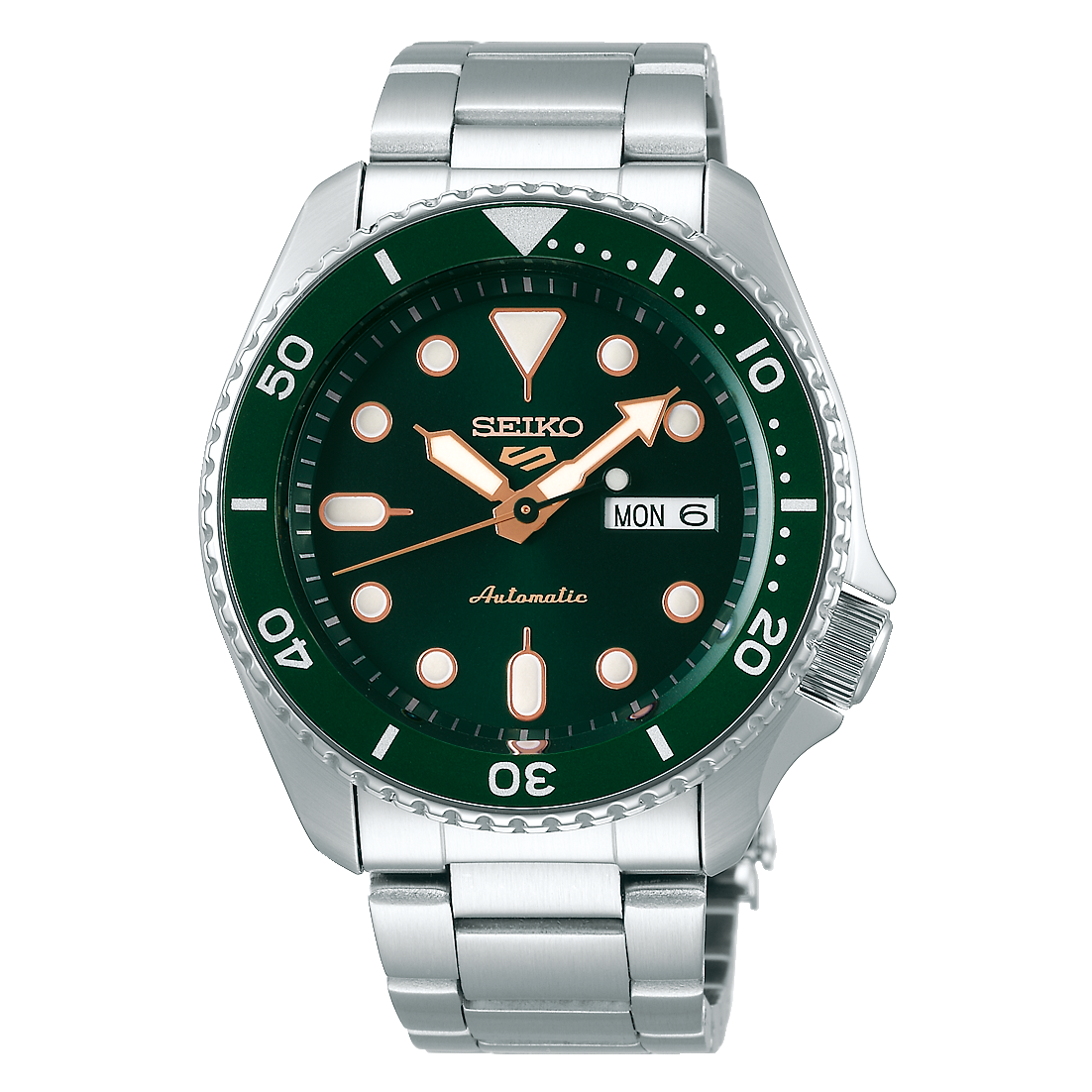 Seiko 5 Sports Green Dial Automatic Watch - SRPD63K1 Seiko 