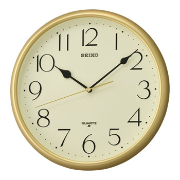 Seiko Classic Gold Wall Clock - QXA747G Seiko 