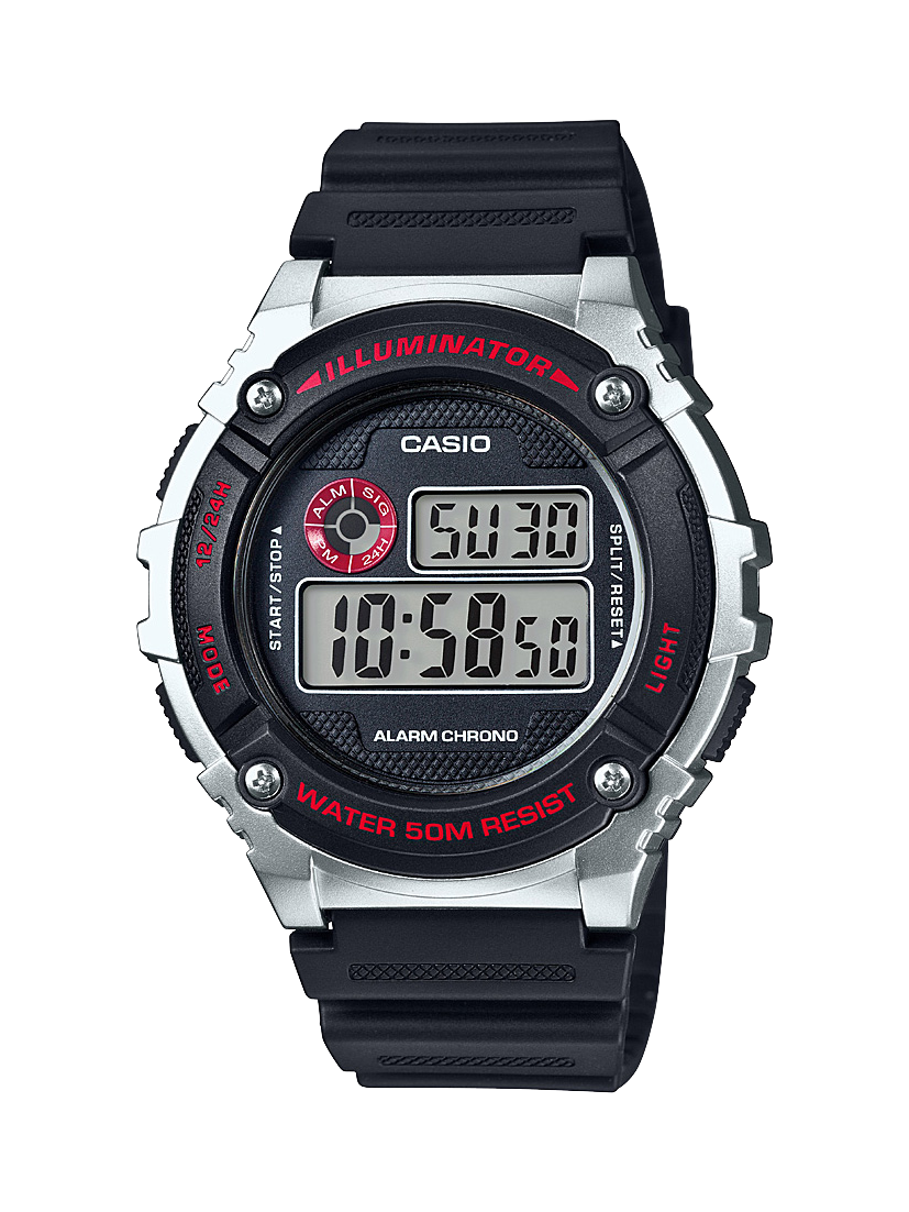 Casio Digital Watch - W216H-1C CASIO 