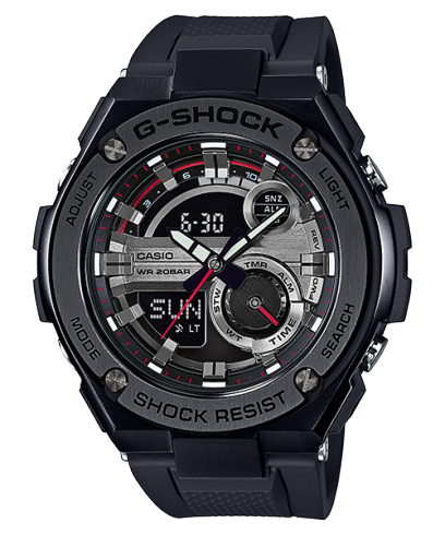 Casio G-Shock G-Steel Analog Digital Watch - GST210B-1A G-SHOCK Casio G-Shock G-Steel Analog Digital Watch - GST210B-1A G-SHOCK