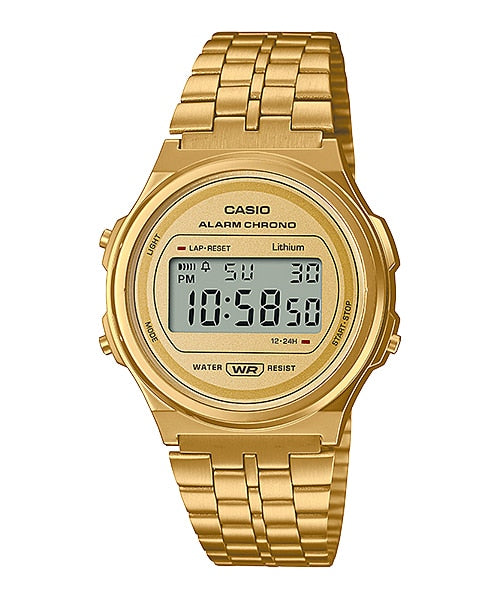 Casio Vintage Digital Round Face - A171WEG-9A CASIO Casio Vintage Digital Round Face - A171WEG-9A CASIO