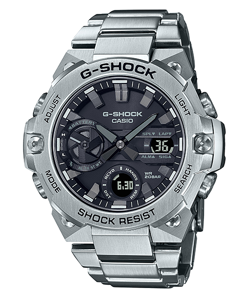 Casio G-Shock Carbon Core Solar & Bluetooth Connection Watch - GSTB400D-1A G-SHOCK 