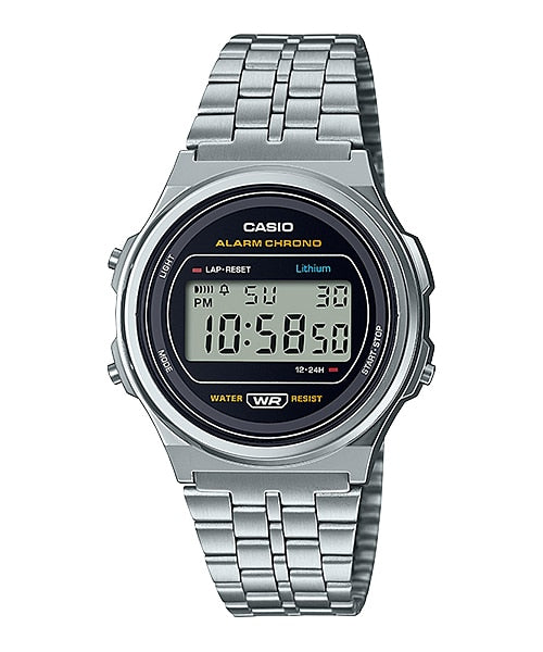 Casio Vintage Digital Round Face - A171WE-1A CASIO 