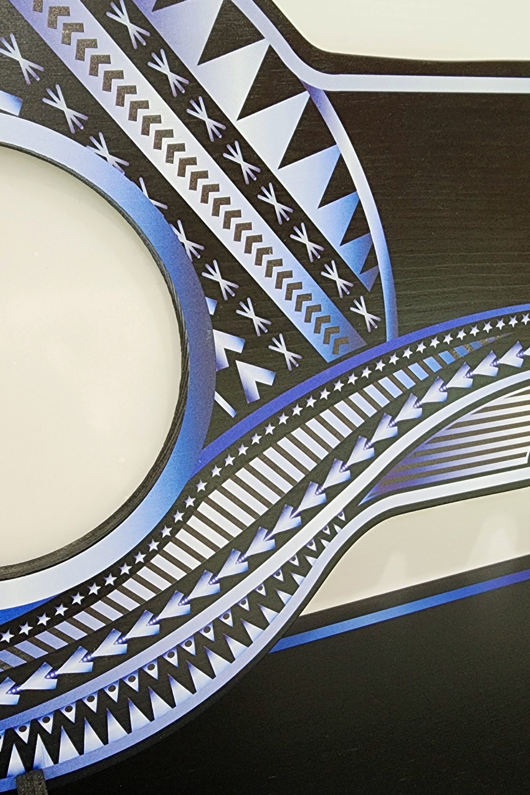 Island Design White & Blue Theme Colour UV Printed Birthday Key with Coloured Samoan Sila with Matching Colour Stand 21st Keys Island Design White & Blue Theme Colour UV Printed Birthday Key with Coloured Samoan Sila with Matching Colour Stand 21st Keys