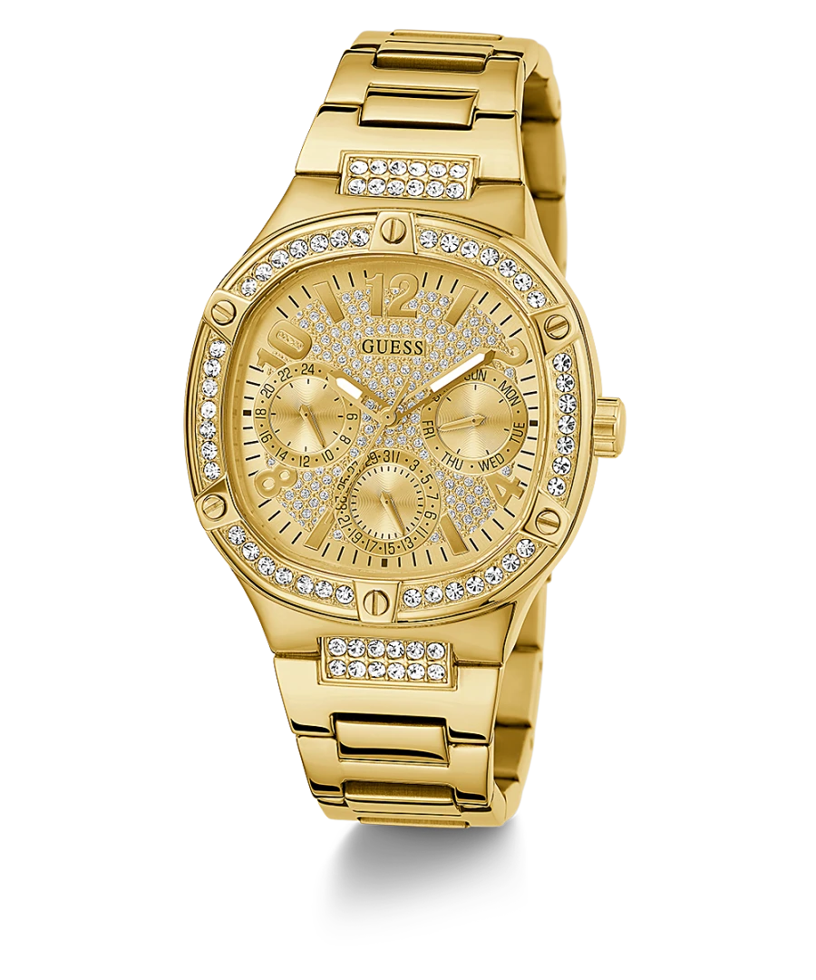 Guess Duchess Gold Tone Case Gold Tone Stainless Steel Watch - GW0558L2 ...
