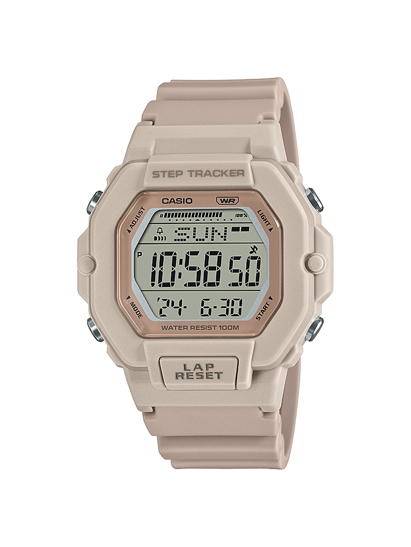 Casio Digital Step Tracker LED Dual Time 100m Resin Band - LWS2200H-4A CASIO Casio Digital Step Tracker LED Dual Time 100m Resin Band - LWS2200H-4A CASIO