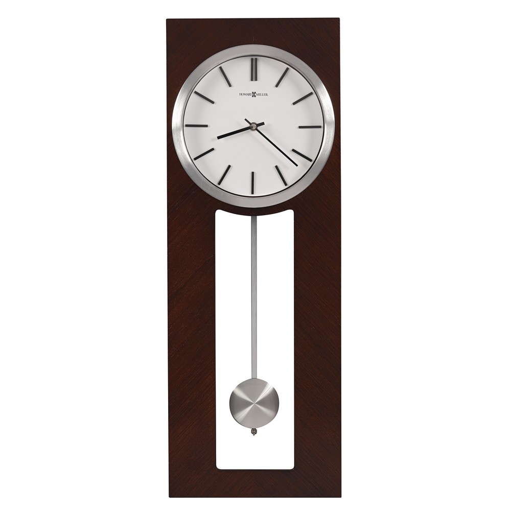 Howard Miller Madson Modern Wooden Frame Pendulum Wall Clock Seiko 