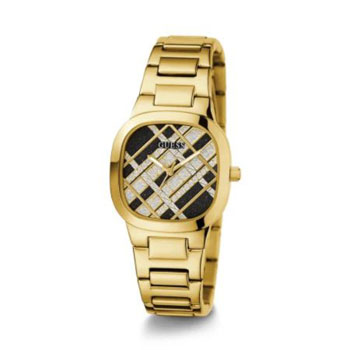 Guess Clash Glitz Dial Ladies Gold Tone Watch - GW0600L2 GUESS 