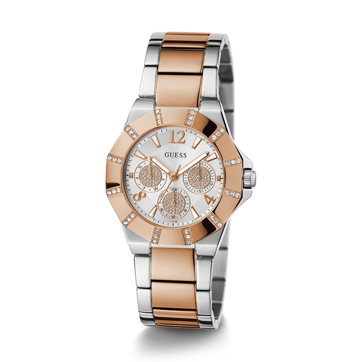 Guess Sunray Ladies Two-Tone Watch - GW0616L3 GUESS Guess Sunray Ladies Two-Tone Watch - GW0616L3 GUESS
