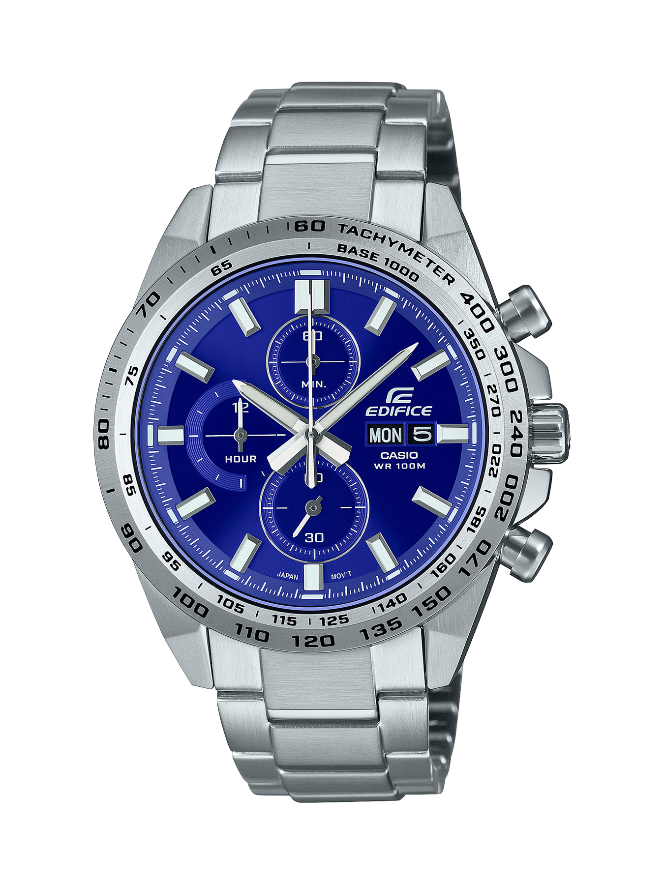 Casio Edifice Analogue Chronograph Tachymeter Stopwatch 100m Watch - EFR574D-2A CASIO EDIFICE 