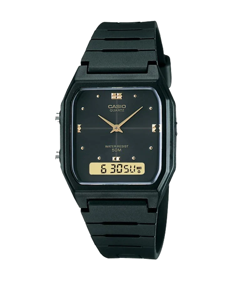 Casio Duel Time Gents 50M Watch - AW48HE-1A  