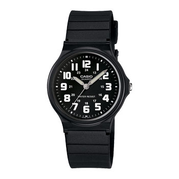 Casio Analog Water Resistant Watch with Resin Band - MQ71-1B  