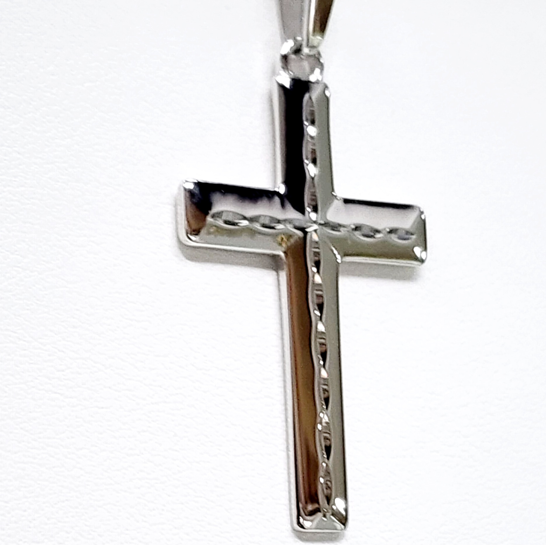 Sterling Silver Cross Pendant with CD50 Silver Chain Sterling Silver Pendants 