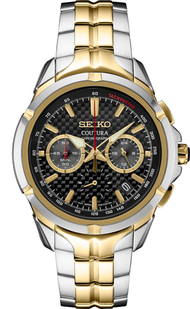 Seiko Coutura Men's Quartz Chronograph 100M WR Watch - SSB434 Seiko 