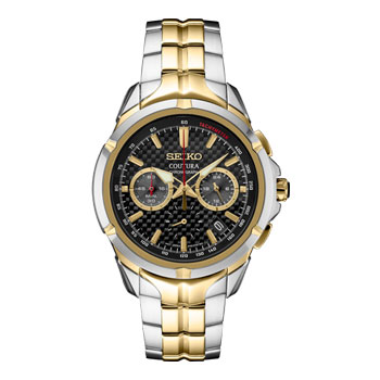 Seiko Coutura Men's Quartz Chronograph 100M WR Watch - SSB434 Seiko 