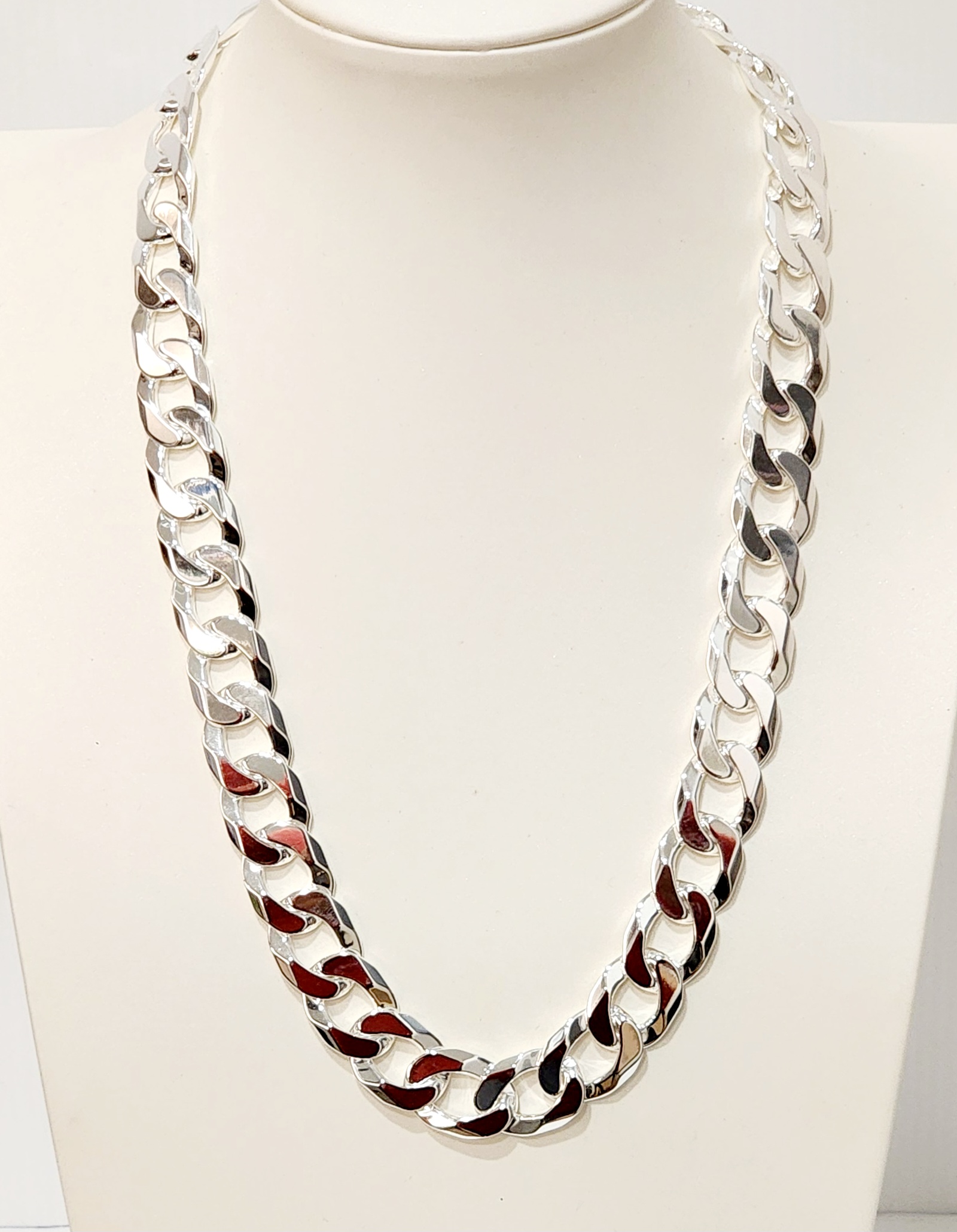 Sterling Silver Curb Link 400 Gauge Chain Sterling Silver Chains 