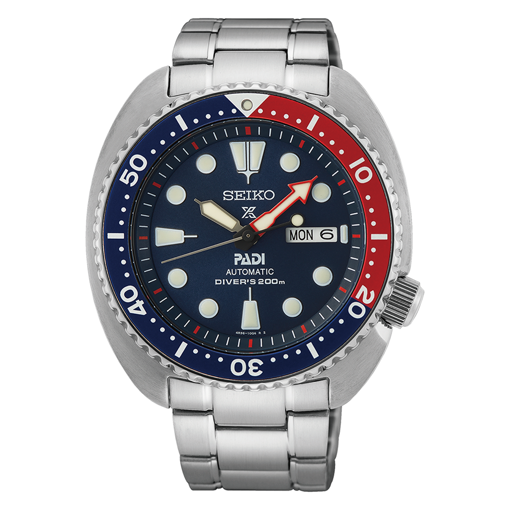 Seiko Prospex PADI Automatic Divers 200m Stainless Steel Case & Band - SRPE99K Seiko 