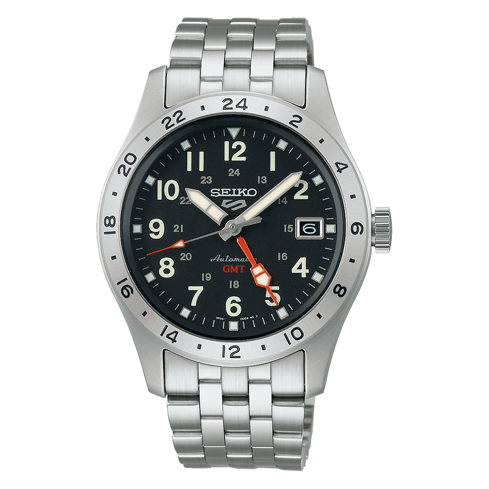 Seiko 5 Sports Field Stree Style Automatic GMT 100M WR Watch - SSK023K Seiko 