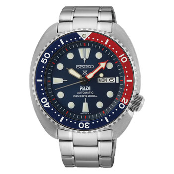 Seiko Prospex PADI Automatic Divers 200m Stainless Steel Case & Band - SRPE99K Seiko 