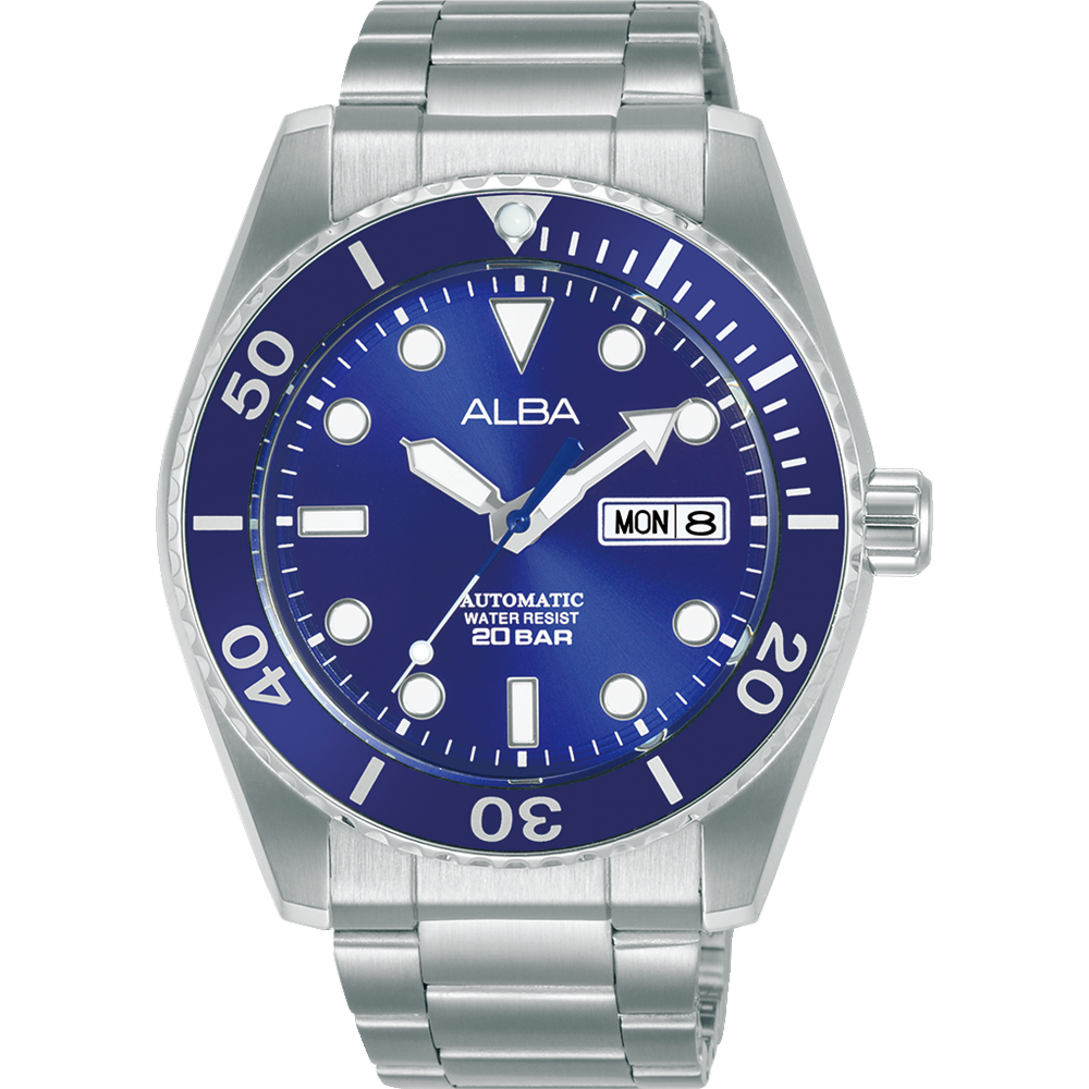 Alba Automatic Men's Blue Dial Stainless Watch - AL4359X ALBA 
