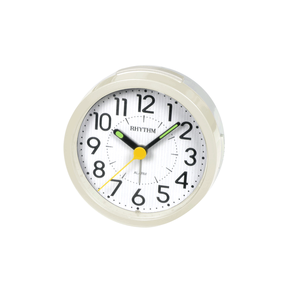 Rhythm Table Alarm Clock White Dial - CRE849WR13 Seiko 