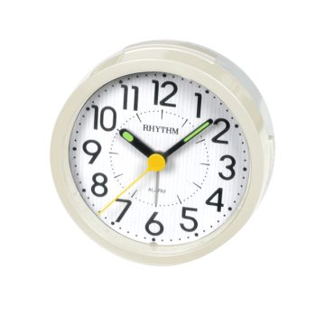 Rhythm Table Alarm Clock White Dial - CRE849WR13 Seiko 